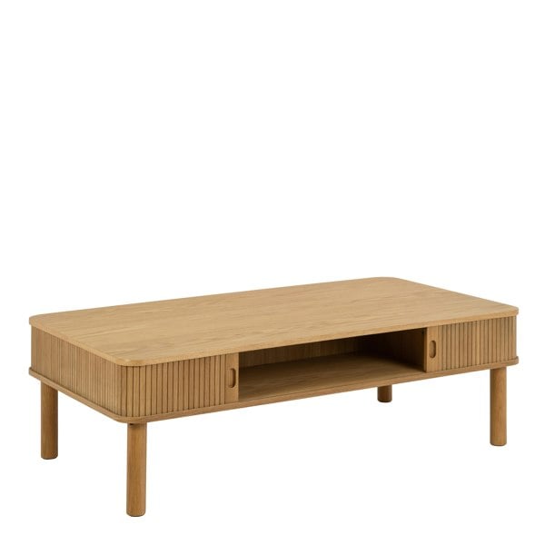 Furniture To Go Langley Coffee Table Sliding door in Oak