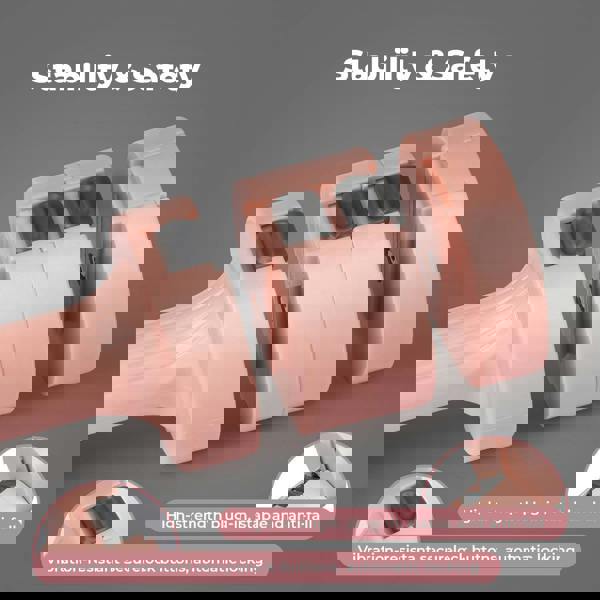 Centra Pair Dumbbells  Fast Adjustable 1KG-2.5KG With Metal Weight Pink