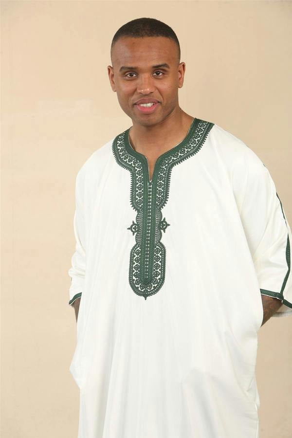 Infinity Leather Men's Moroccan Thobe Djellaba Jubba Robe Eid