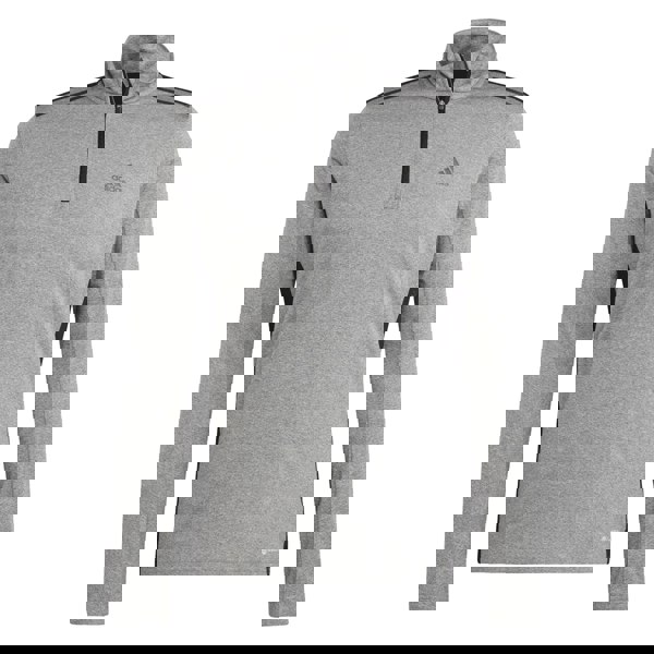 Adidas Mens Technical Quarter Zip Top - Grey Melange