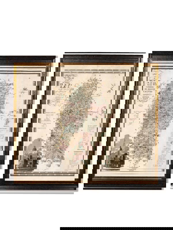 Exceptional Art c.1830 County Maps of England