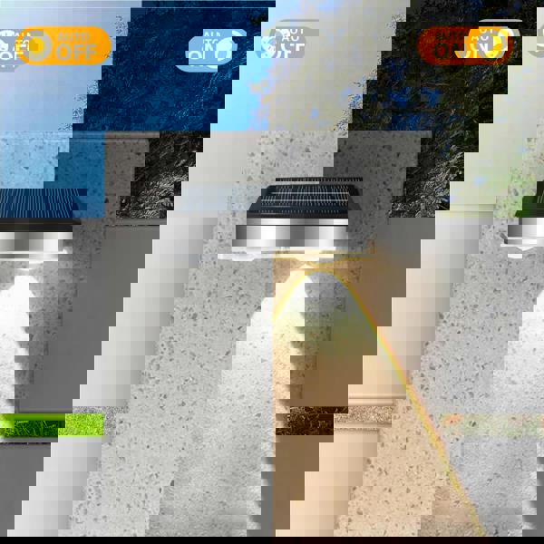 Leaper Outdoor Solar Waterproof Stainless Steel Wall Light