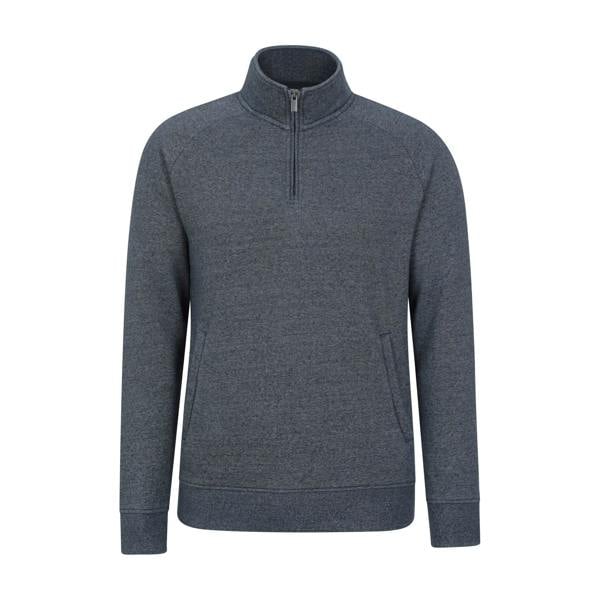 Mountain Warehouse Mens Bamburgh Half Zip Jumper - Navy