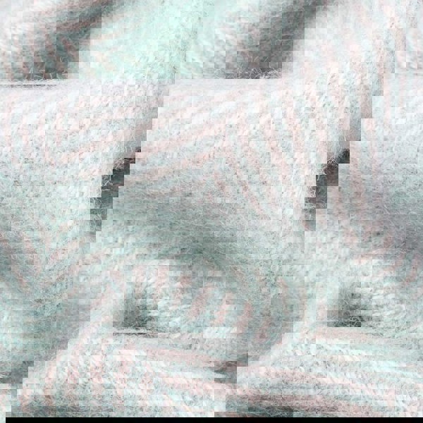 Evening Tales - Pure New Wool Blanket - Traditional Herringbone - Duck Egg - Heating & Plumbing London - Throw