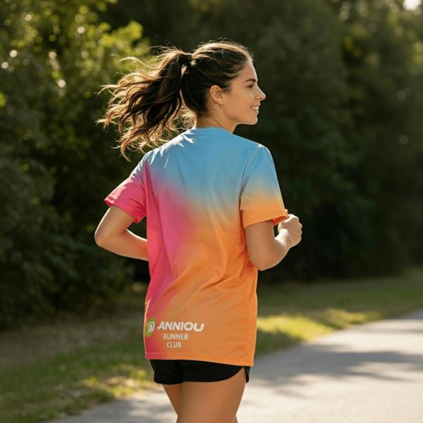 Anniou Women's Dry Fit Running T-shirt