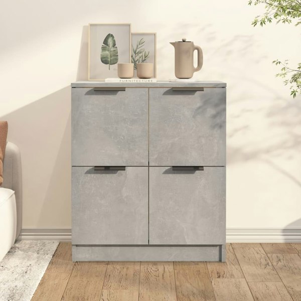 Berkfield Sideboard Concrete Grey 60x30x70 cm Engineered Wood