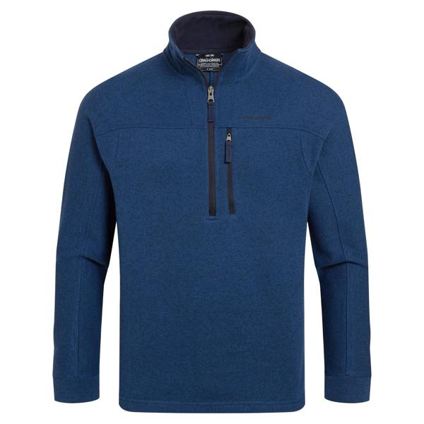 Craghoppers Mens Torney III Half Zip Fleece - Juniper Berry - 