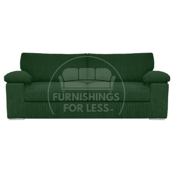 Furnishings For Less Delta Full Jumbo Cord 3 Seater Sofa