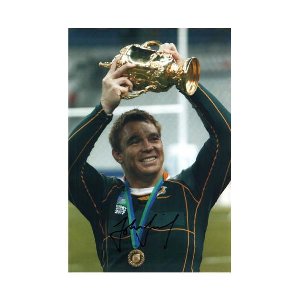 John Smit Signed 12x8 Image