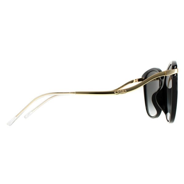 Jimmy Choo Sunglasses Peg/F/S 807 FQ Black Grey Gradient Gold Mirror