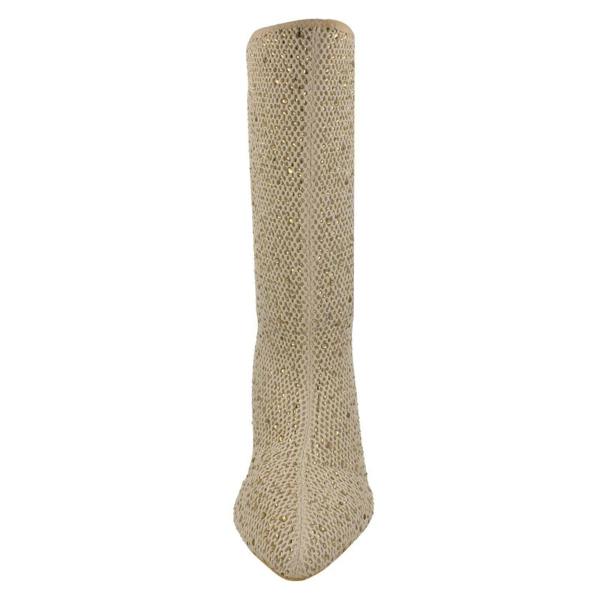 Anne Michelle Ladies Anne Michelle High Heel Diamante Studded Calf Boots