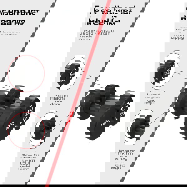 Body Revolution 2 x 10KG Neoprene dumbbells