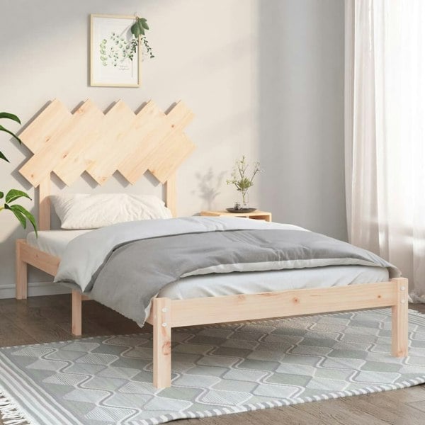 Berkfield Bed Frame 100x200 cm Solid Wood
