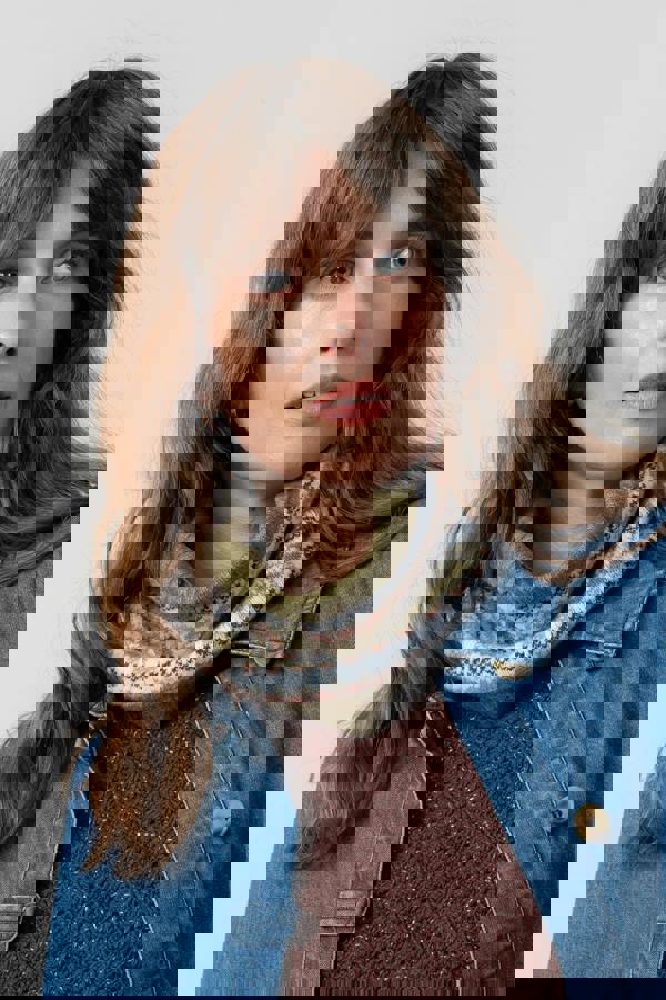 Fair Isle Knitted Snood Sea Mist | Lily and Me Clothing