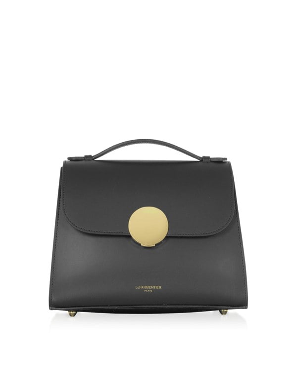 Le Parmentier Bombo Top-Handle Satchel Bag - Black