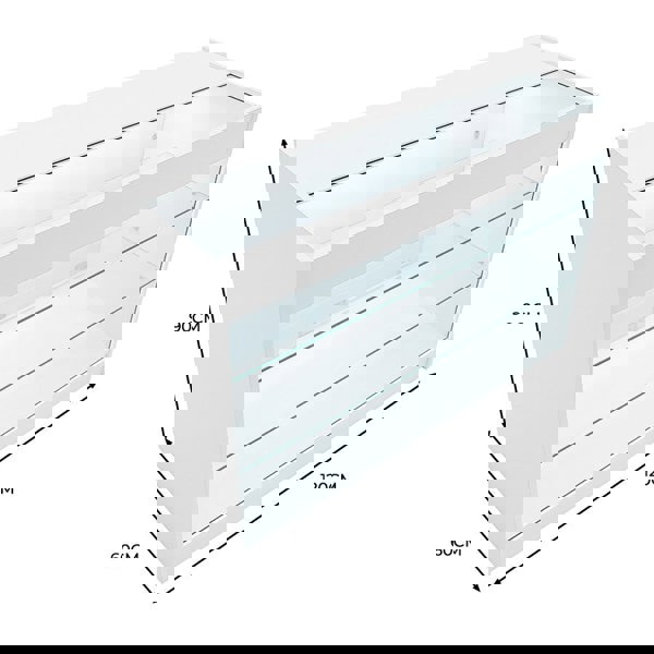 Monstershop LED Retail Shop Counter K1200 - White