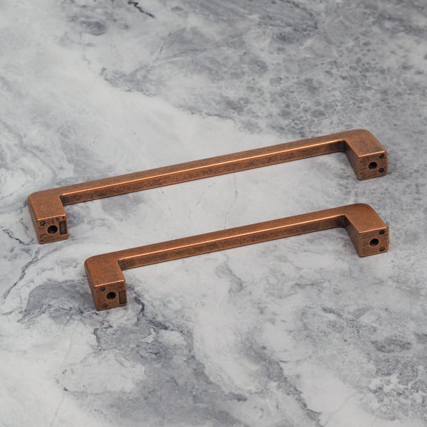 Handle & Home Antique Copper D Handles