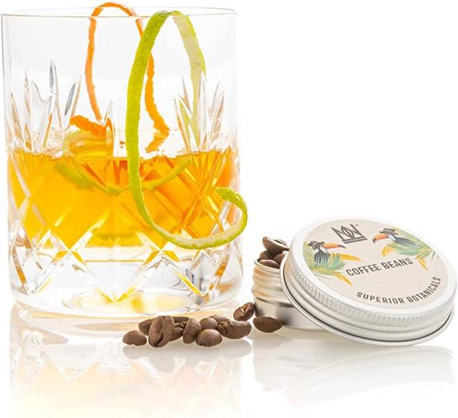 A Glass of Whisky Infused with Natural & Noble Coffee Beans