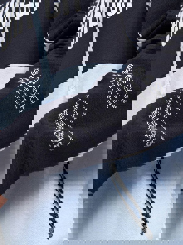 Crosshatch Compounds Hoodie Navy/Light Blue