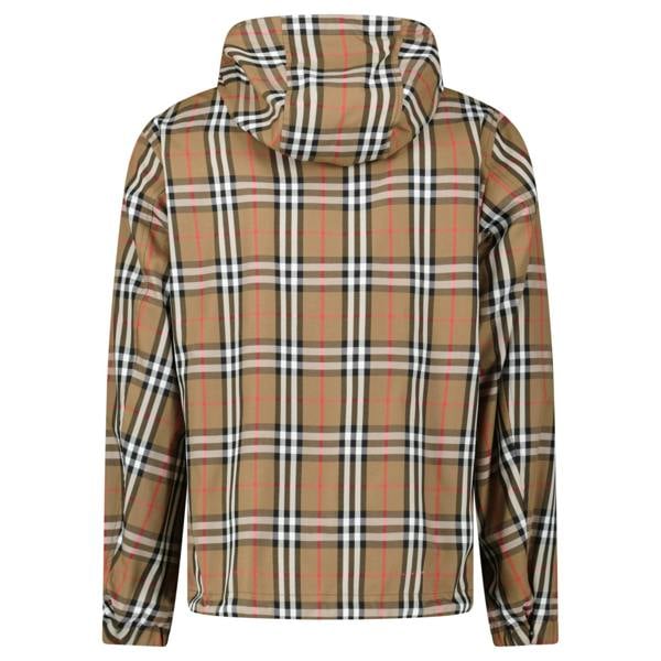 Burberry 'Stanford' Zip-Up Check Reversible Hooded Jacket Black & Check - chancefashionco