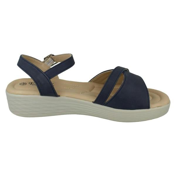 Eaze Ladies Eaze Buckle Fastening Summer Sandals F12103
