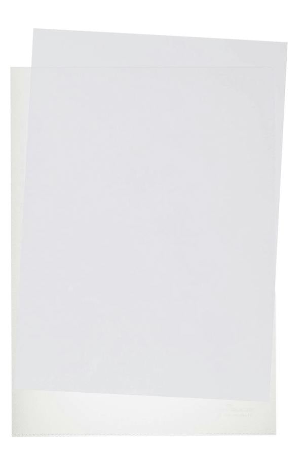 Durable Transparent Punched Pockets Sleeve Wallets rPP | 100 Pack | A4 Clear