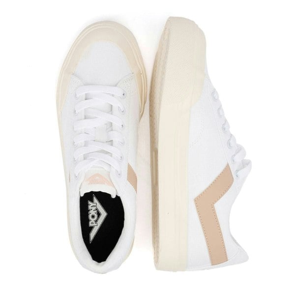Pony Slam Dunk Lo White/Pink Trainers