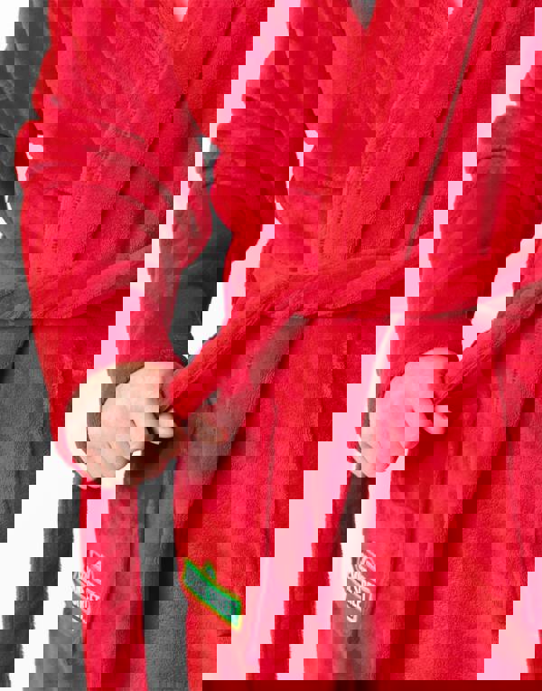 Sesame Street Unisex Red Elmo Hooded Bathrobe