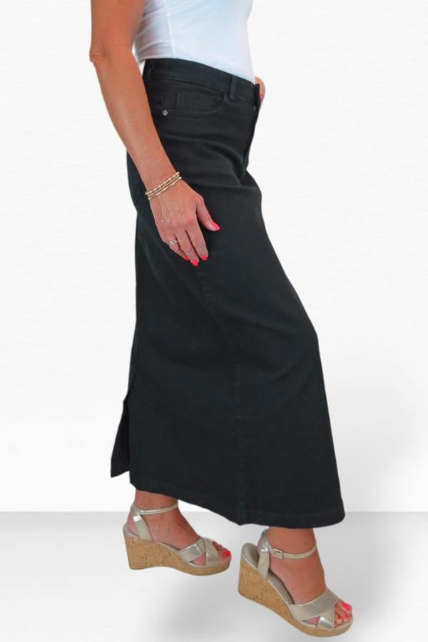 Paulo Due Women's Denim Maxi Skirt