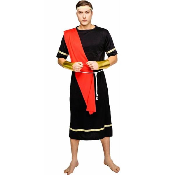 Bristol Novelty Mens Toga Caesar Costume - Black - 