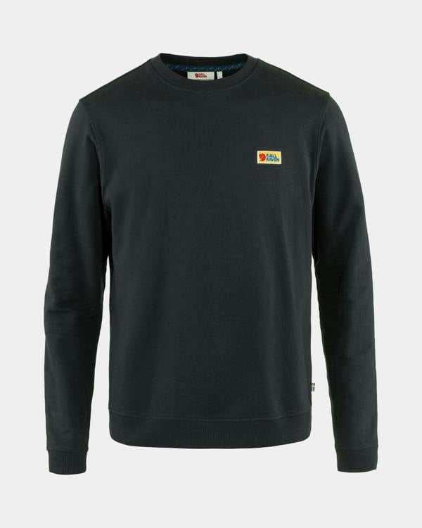 Fjallraven Vardag Mens Sweater - Black 550 - CHO - Designer Mens Sweatshirts