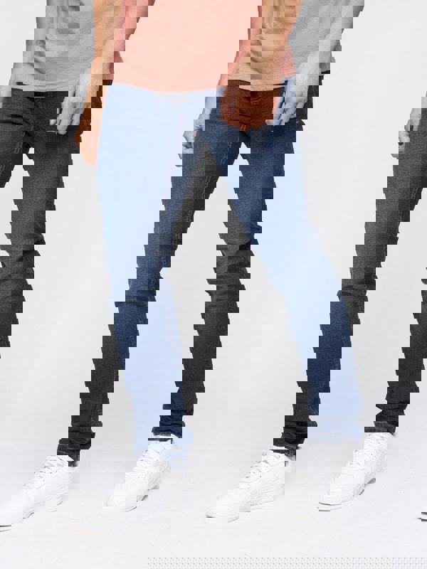 Crosshatch Buraca Slim Fit Denim Jeans Dark Wash