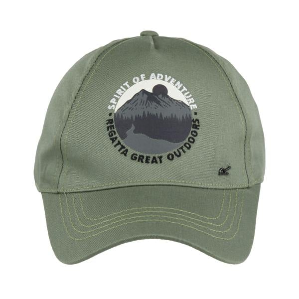 Regatta Childrens/Kids Cuyler III Spirit Of Adventure Baseball Cap - Agave Green - 