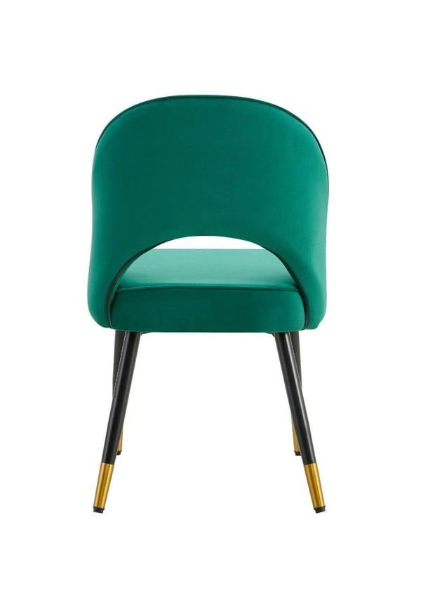 HYGRAD BUILT TO SURVIVE Padded Velvet Dining Chairs with Black Legs – Set of 2 | HYGRAD®
