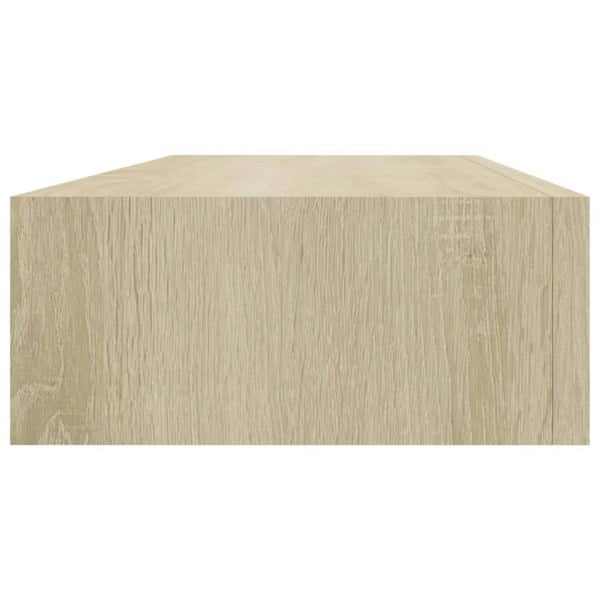 Berkfield Wall-mounted Drawer Shelves 2 pcs Oak 60x23.5x10cm MDF