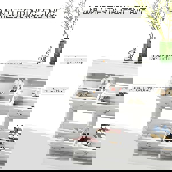 Flip-down Shoe Cabinet