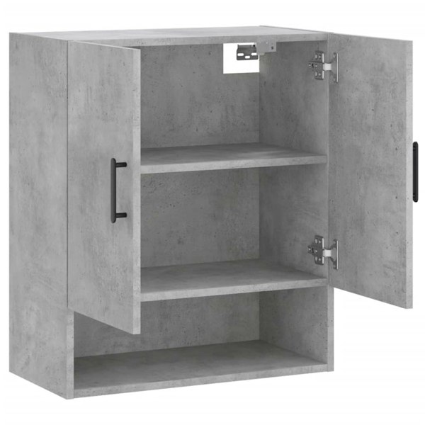 Berkfield Wall Cabinet Concrete Grey 60x31x70 cm Engineered Wood