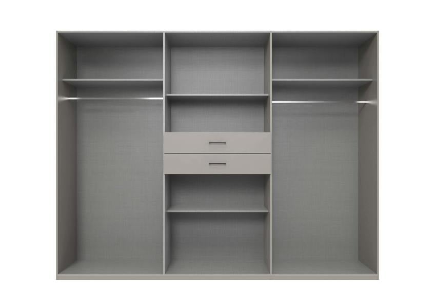TJ's Furniture Dillingen 6 Door Wardrobe Grey