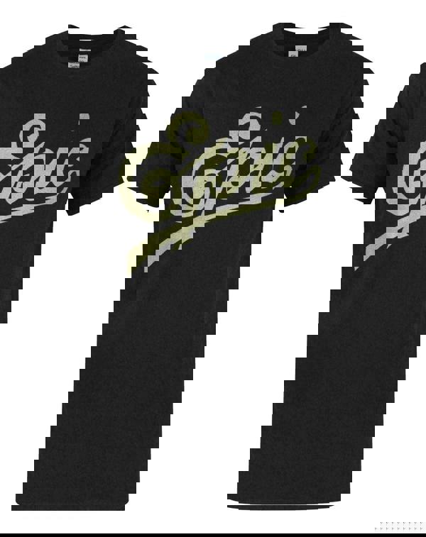 Epic Records Mens Black Logo Short Sleeved T-Shirt