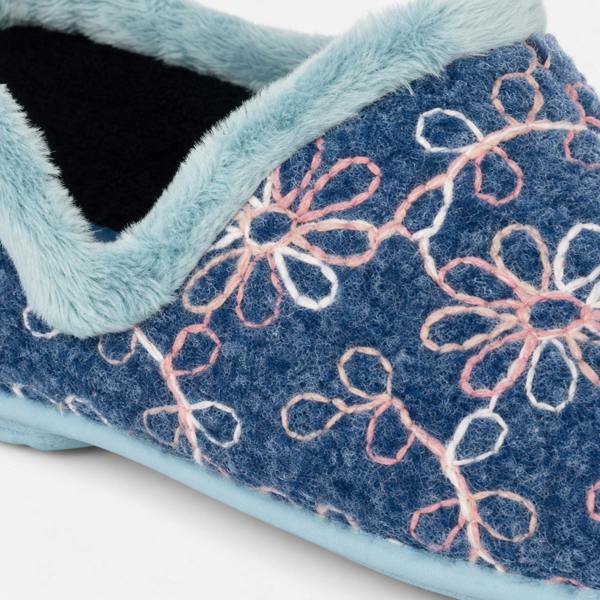 Sleepers SARA Full Slippers Slippers   in  Blue