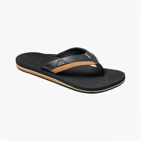 Reef CUSHION DAWN Toe-Post Sandals in Black/Multicoloured