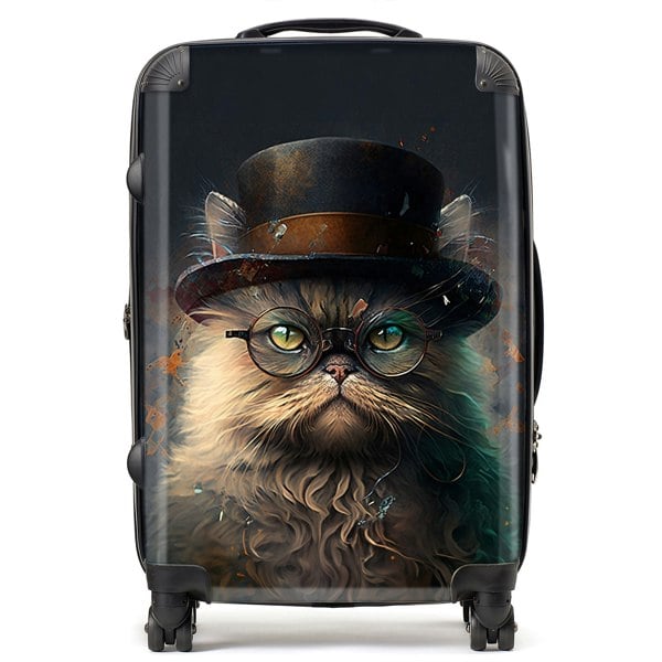 Warren Reed Persian Cat Splashart Suitcase