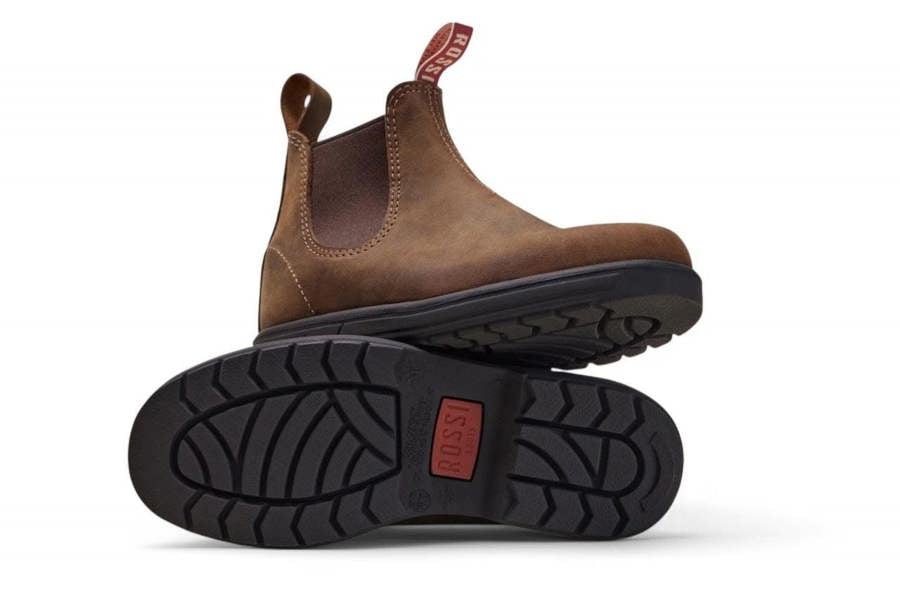 Rossi Boots Rossi 303 Endura Tan Brown Leather Chelsea Boots