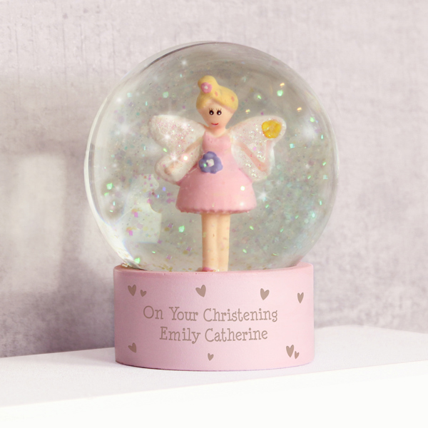 Personalised Memento Company Fairy Glitter Snow Globe