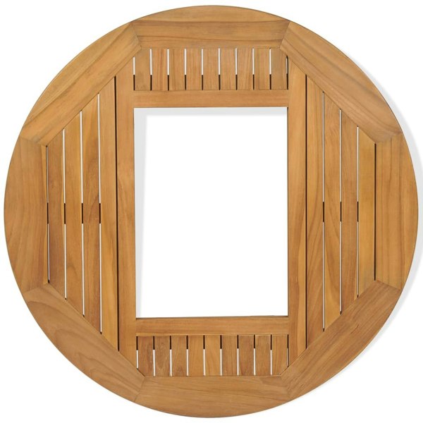 Berkfield Beer Crate Tabletop Teak 70 cm