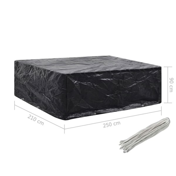 Berkfield Garden Furniture Cover 8 Eyelets 250x210x90 cm