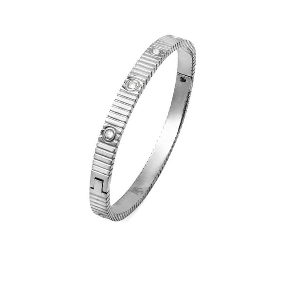 Say It With Love Bangle - Silver