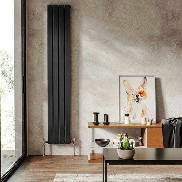 H 1.8m Vertical Panel Heater Tall Radiator with Double Panels Space Heaters Living and Home 4 Columns
