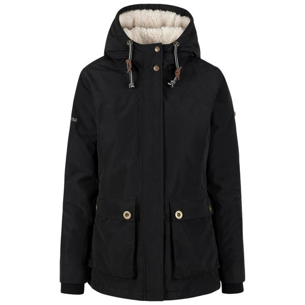 Trespass Womens/Ladies Token Waterproof Jacket - Black - 