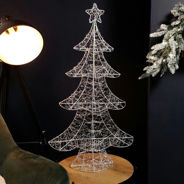 Samuel Alexander 90cm Light Up Tree Christmas Decoration with 300 Warm White LEDs